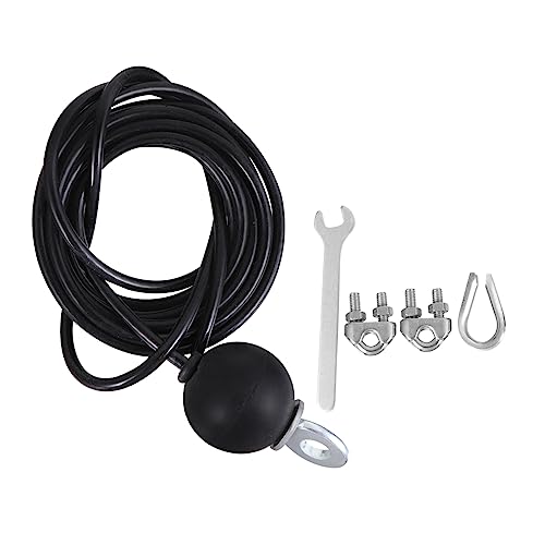 Toddmomy 1 Set PU Beschichtetes Drahtseil Für Fitnessgeräte Verstellbares Stahlseil Ideal Für DIY Und Tiefzuganwendungen 3 Meter Lange Fitnessseil Für Heimtraining Und Gymnastik von Toddmomy