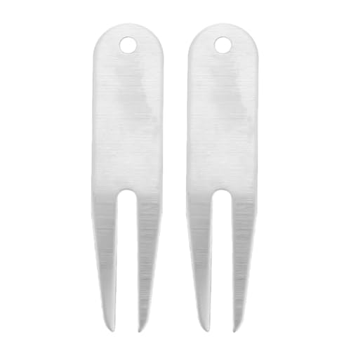 Toddmomy 2PCS Pitchgabel Golf,Pitch Pitching Divot Tool Edelstahl Pitchgabeln für Golf Club-Sport im Freien und Golfwerkzeug Geschenk Toddmomy 2PCS Pitchgabel Golf,Pitch Pitching Divot Tool Edelstahl Pitchgabeln für Golf Club-Sport im Freien und Golfwerkzeug Geschenk von Toddmomy