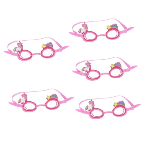 Toddmomy 5 Paar Kinder Schwimmbrille Anti Beschlag Schwimmbrille Anti Beschlag Schwimmbrille Bequeme Kinderbrille Schöne Schwimmbrille Kleinkind Brille 3 Jahre Alte Schwimmbrille von Toddmomy