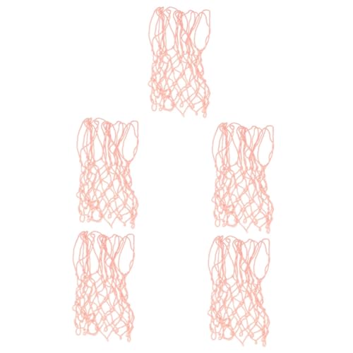 Toddmomy 5st Basketball-Netz Schweres Basketballnetz Nachtlicht-basketballnetz Austausch des Basketballnetzes Leuchtendes Basketballnetz Fluoreszierendes Basketballnetz Polyester Rosa von Toddmomy