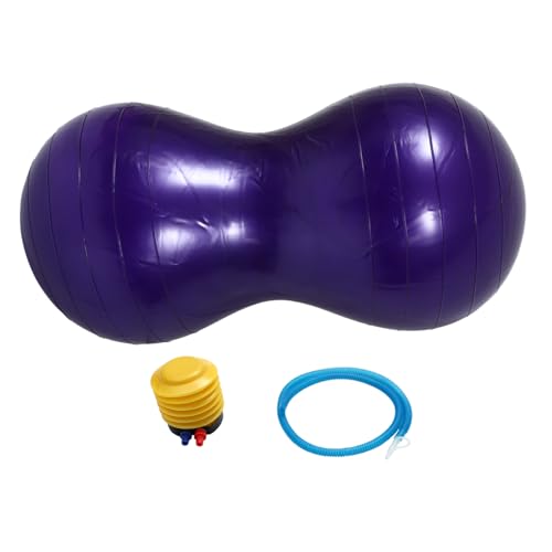 Toddmomy Aufblasbarer Yoga Erdnussball Mit Inflator Verdickter Fitnessball Für Selbstmassage Und Faszienarbeit Ideal Für Yoga Physiotherapie Und Gymnastik 1 Satz von Toddmomy