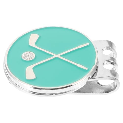 Toddmomy Golfzubehör Hüte Geschenk Golfhut-Clip-Dekor Hutclip für Golfballmarker Golfhut-Clip aus Zinklegierung Tragbarer Golfmarker zarter Hutmarker dekorative Golfmarker Kugelmarke Metall von Toddmomy