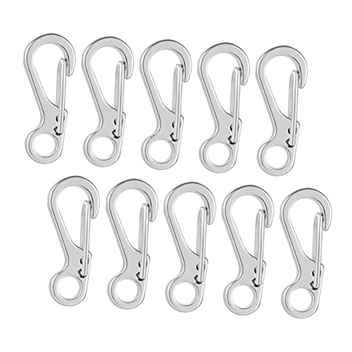 Toddmomy Mini Schlüsselanhänger Elastische Klettern Schnallen Tragbare Schlüssel Ringe Aus Praktische Schlüsselketten Für Outdoor Aktivitäten Camping Und Reisen von Toddmomy