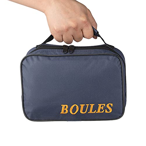 Tofern 2 stücke Boule Tasche, Petanque-Tasche für 3/6/8 Kugeln aus Premium Nylon&Oxford für Outdoor Spaß, Boules Handtasche Ohne Boule von Tofern