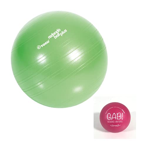 Togu Gymnastikball Kombi-Set mit Original Redondo Ball Plus 38cm und Redondo Ball GAB! 14cm von Togu