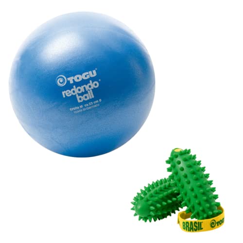 Togu Kombi-Set Pilates Ball Redondo Ball 22cm blau und Brasil 2er Set von Togu