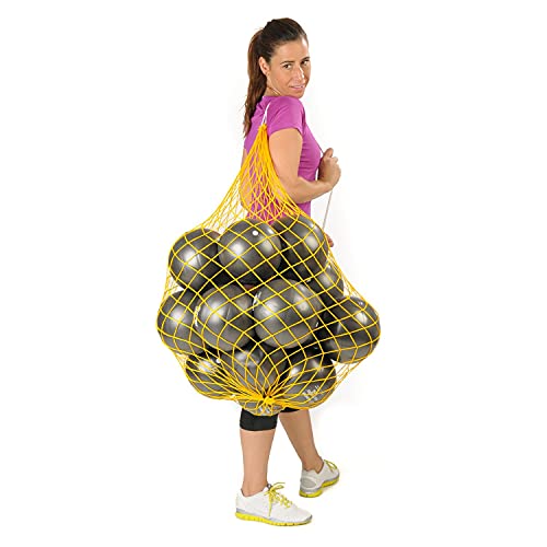 TOGU 16 Redondo Bälle 18 cm plus Ballnetz Pilates Gymnastik Soft anthrazit TOGU 16 Redondo Bälle 18 cm plus Ballnetz Pilates Gymnastik Soft anthrazit von Togu