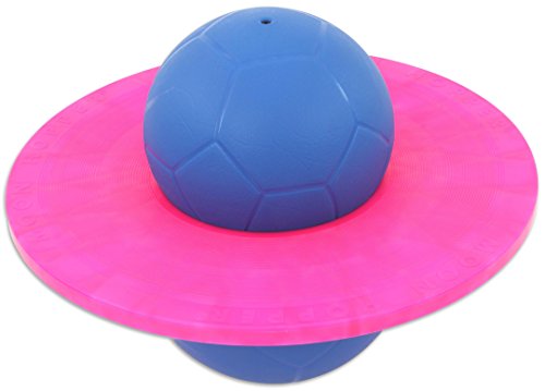 TOGU Hüpfball Moonhopper, blau/pink, bis 45kg belastbar von Togu