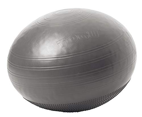 TOGU Pendelball mit ACTISAN, anthrazit, Ø 80 cm, Sitzhöhe 55-70 cm, Belastbarkeit: 1000 kg, garantiert platzsicher bis 250 kg, 1 Stück von Togu