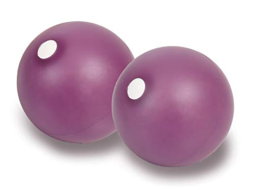 TOGU Toning Ball 2er Set Amethyst Pilates Yoga Bewegung Fitness Durchmesser 10cm, 0,5 kg TOGU Toning Ball 2er Set Amethyst Pilates Yoga Bewegung Fitness Durchmesser 10cm, 0,5 kg von Togu
