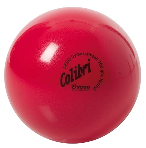 TOGU Unisex – Erwachsene Colibri-Aero-Ball Gymnastikball, rot, 16 cm von Togu