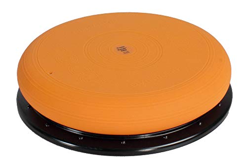 Togu Dynair Pro, Balancetrainer, 36x10 cm, orange mit schwarzer platte Togu Dynair Pro, Balancetrainer, 36x10 cm, orange mit schwarzer platte von Togu