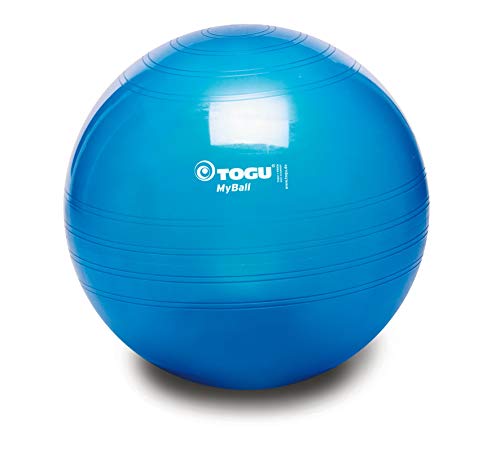 TOGU Gymnastikball MyBall, 45 cm, blau-transparent von Togu