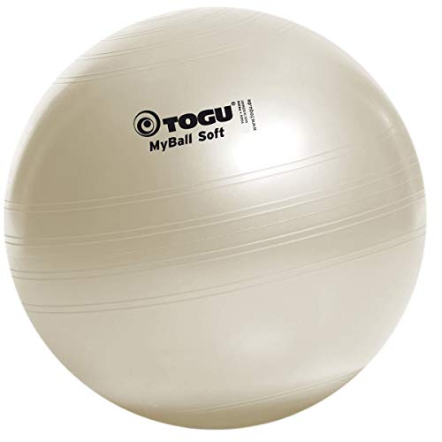 Togu Gymnastikball My-Ball Soft, perlweiß, 65 cm, 418651 von Togu