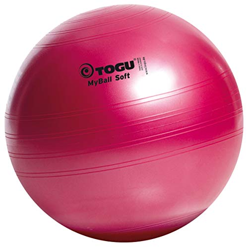 Togu Gymnastikball My-Ball Soft, rubinrot, 65 cm, 418652 von Togu