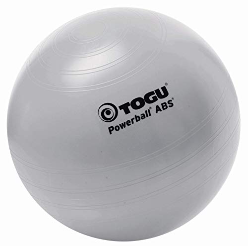 Togu Gymnastikball Powerball ABS (Berstsicher), silber, 55 cm von Togu