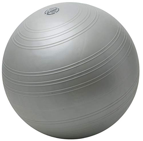 Togu Gymnastikball Powerball Challenge ABS (Berstsicher), silber, 55 - 65 cm von Togu