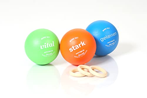 Togu Mind-Set - stark-vital-gelassen, Anti Stress Bälle, Massagebälle, Faszien Ball Togu Mind-Set - stark-vital-gelassen, Anti Stress Bälle, Massagebälle, Faszien Ball von Togu