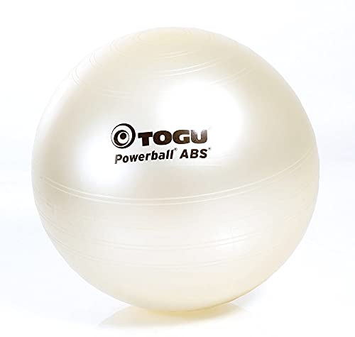 TOGU Powerball ABS Gymnastikball, Pearl, 55 cm von Togu