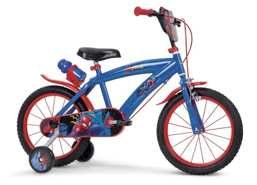 TOIMSA Fahrrad 14 Zoll Spiderman Huffy 4/6 Jahre, bunt, 14874, 14 inches von Toimsa