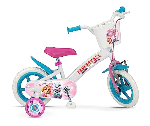 Toimsa Kinderfahrrad Paw Patrol 12 Zoll mit Stützrädern Eva-Reifen Stützrädern Korb 3-5 Jahre Toimsa Kinderfahrrad Paw Patrol 12 Zoll mit Stützrädern Eva-Reifen Stützrädern Korb 3-5 Jahre von Toimsa