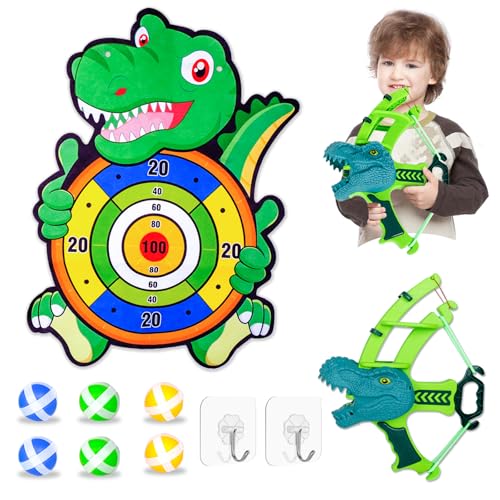 70cm Dartscheibe Kinder, Dinosaurier Spielzeug ab 3 Jahre Mit 12 klebrigen Bällen, Wurfspiel Kinder Schießspielzeug Drinnen und Draußen, Geburtstags Geschenke für Kinder 3-12 70cm Dartscheibe Kinder, Dinosaurier Spielzeug ab 3 Jahre Mit 12 klebrigen Bällen, Wurfspiel Kinder Schießspielzeug Drinnen und Draußen, Geburtstags Geschenke für Kinder 3-12 von Toiyuen