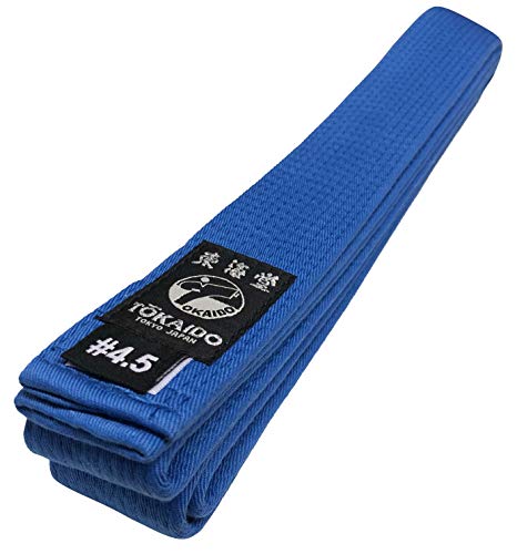 Tokaido Karategürtel blau | Blaugurt Karate Gürtel aus Baumwolle | Verschiedene Längen (255) von Tokaido
