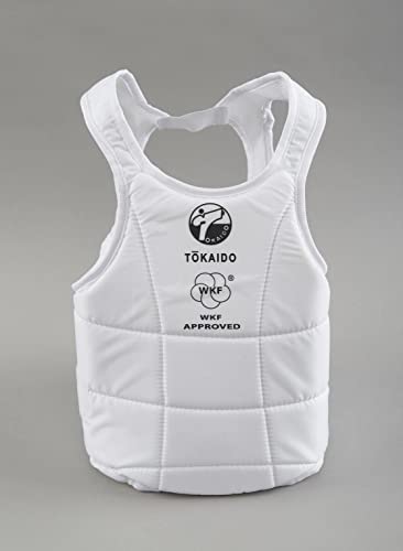Tokaido Unisex-Erwachsene Schutzlatzhose für Herren Wkf XS Karate-Schutz, weiß von Tokaido
