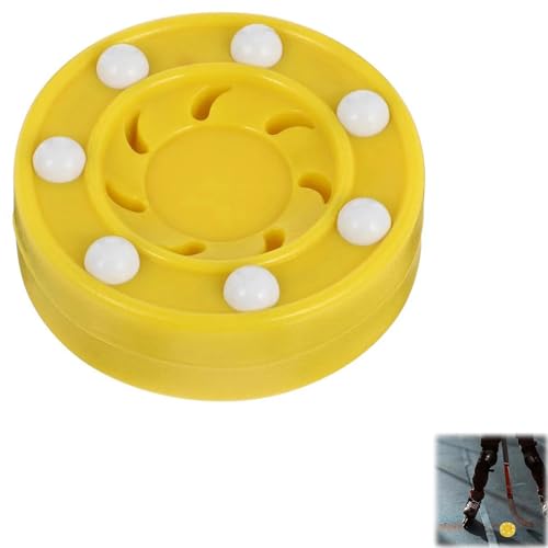 Tokaneit Street Hockey Puck,Roller Hockey,Professionelles Eishockey,Rollenhockey Puck im Freien,Hallenhockey,Trainingspucks,Inline Hockey,Hockey Puck mit Rollen,Kinderhockey,Rollhockey im Freien Gelb Tokaneit Street Hockey Puck,Roller Hockey,Professionelles Eishockey,Rollenhockey Puck im Freien,Hallenhockey,Trainingspucks,Inline Hockey,Hockey Puck mit Rollen,Kinderhockey,Rollhockey im Freien Gelb von Tokaneit