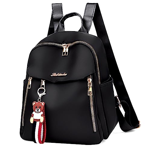 Tokeya Rucksack Damen Klein Cityrucksack Casual Anti Diebstahl Daypack Tagesrucksack Leicht Wasserdicht Schultertasche Verstellbar Frauen Handtasche für Einkauf Reise Arbeit Weekend, Schwarz Tokeya Rucksack Damen Klein Cityrucksack Casual Anti Diebstahl Daypack Tagesrucksack Leicht Wasserdicht Schultertasche Verstellbar Frauen Handtasche für Einkauf Reise Arbeit Weekend, Schwarz von Tokeya