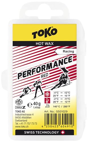 TOKO rot Performance Wax Sz 40 g, 40G US TOKO rot Performance Wax Sz 40 g, 40G US von Toko