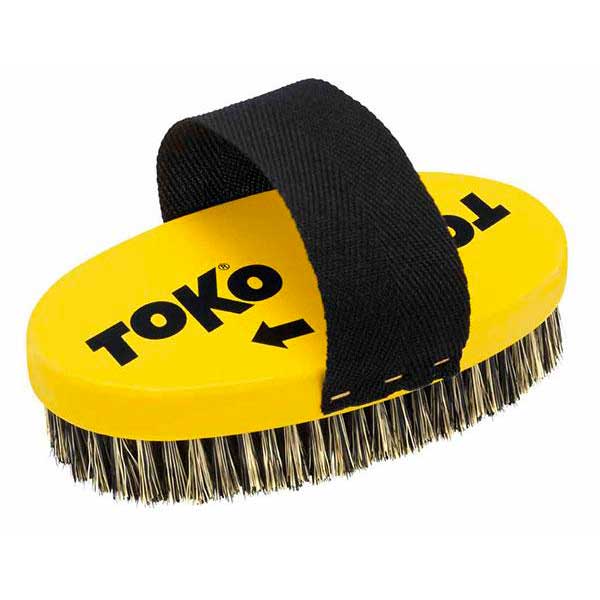 Toko Steel Base Brush Oval Wire With Strap Gelb,Schwarz Toko Steel Base Brush Oval Wire With Strap Gelb,Schwarz von Toko