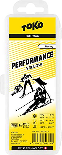 Toko Performance Wachs Yellow, Gelb, 120g von Toko