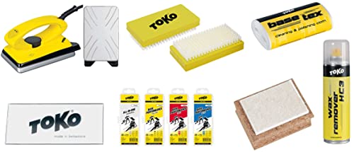 Toko Skiwachs-Set 10-teilig mit Wachsbügeleisen Toko Skiwachs-Set 10-teilig mit Wachsbügeleisen von Toko