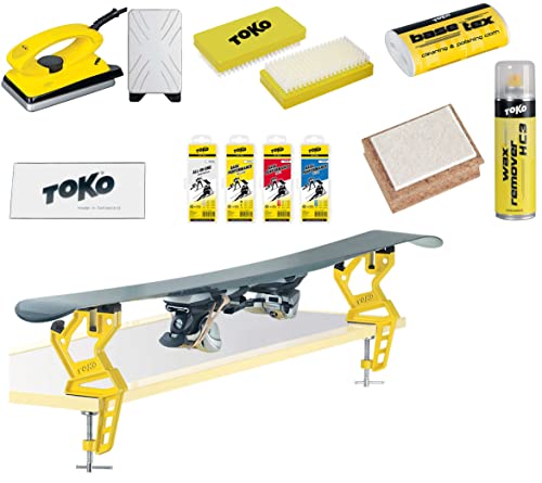 Toko Skiwachs-Set 11-teilig mit Wachsbügeleisen und Skispanner Toko Skiwachs-Set 11-teilig mit Wachsbügeleisen und Skispanner von Toko