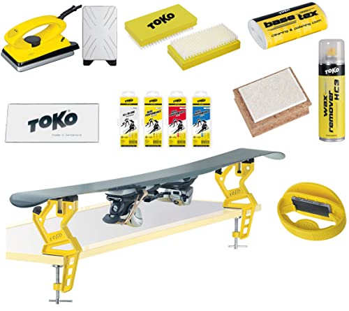 Toko Skiwachs-Set 12-teilig mit Wachsbügeleisen Skispanner und Kantenschärfer Toko Skiwachs-Set 12-teilig mit Wachsbügeleisen Skispanner und Kantenschärfer von Toko