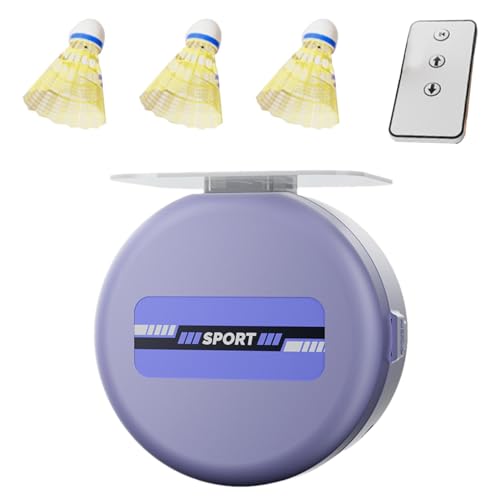 Badminton Rebound Trainer – Automatischer Rebound Badminton-Trainer | Kinder Tragbarer Automatischer Rebound Badminton-Trainer mit Seil | Tragbares Badminton-Übungsgerät für Männer und Frauen von Toliya