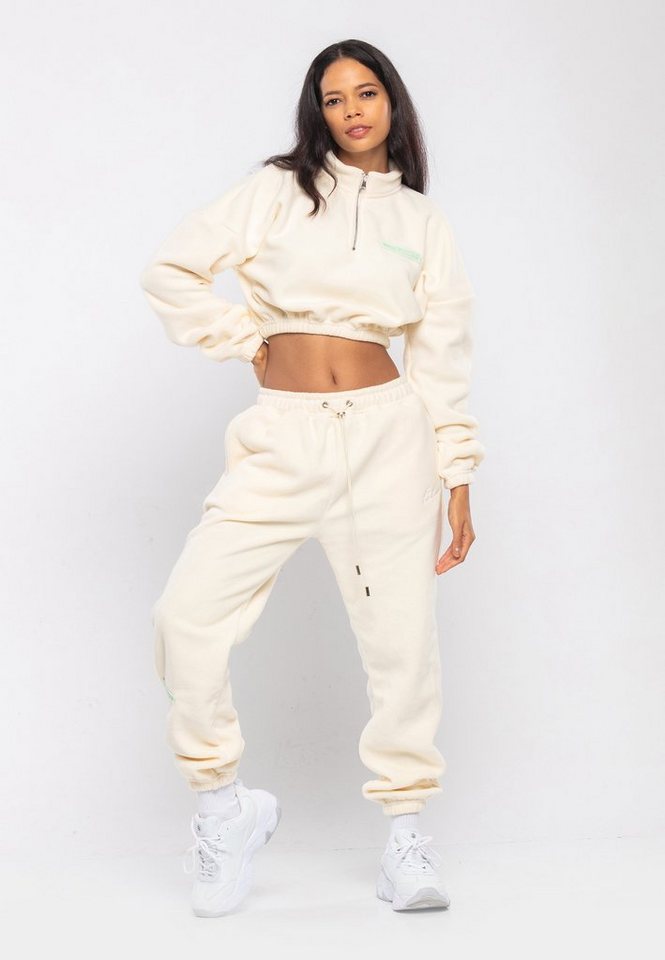 Tom Barron Trainingsanzug WOMAN REGULAR FIT FLEECE FABRIC TRACK SUIT, mit Label-Applikationen Tom Barron Trainingsanzug WOMAN REGULAR FIT FLEECE FABRIC TRACK SUIT, mit Label-Applikationen von Tom Barron