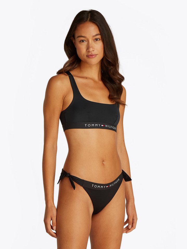 Tommy Hilfiger Swimwear Balconette-Bikini-Top TH BRALETTE (EXT SIZES), mit Logoschriftzug von Tommy Hilfiger Swimwear