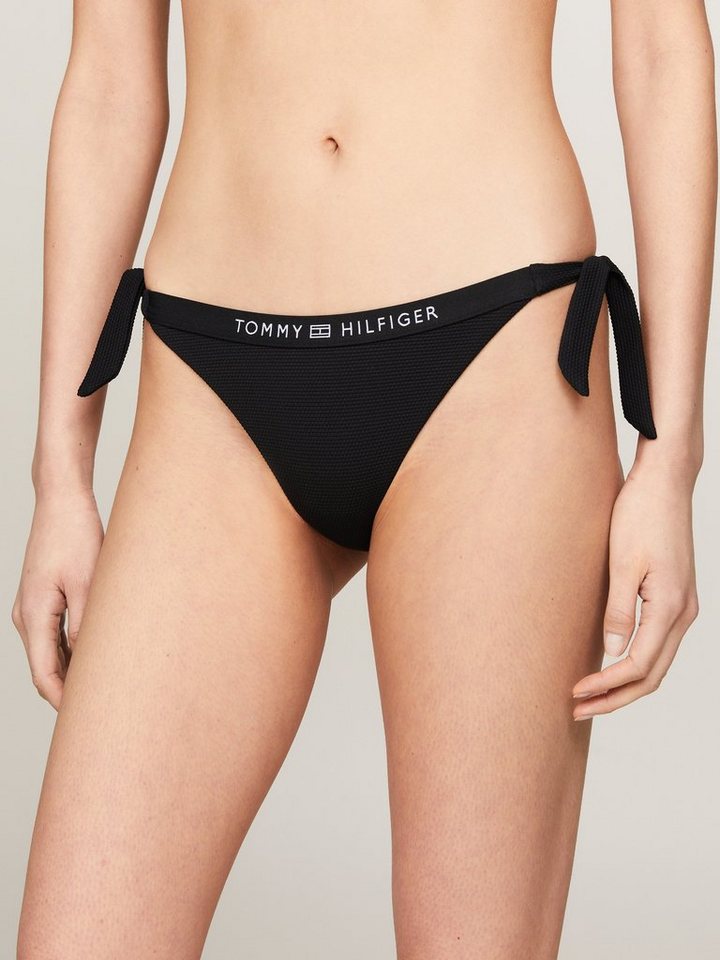 Tommy Hilfiger Swimwear Bikini-Hose SIDE TIE BIKINI mit Logoschriftzug von Tommy Hilfiger Swimwear