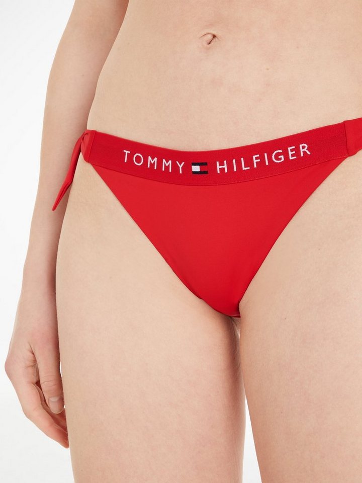 Tommy Hilfiger Swimwear Bikini-Hose TH SIDE TIE CHEEKY BIKINI mit Tommy Hilfiger Logoschriftzug von Tommy Hilfiger Swimwear