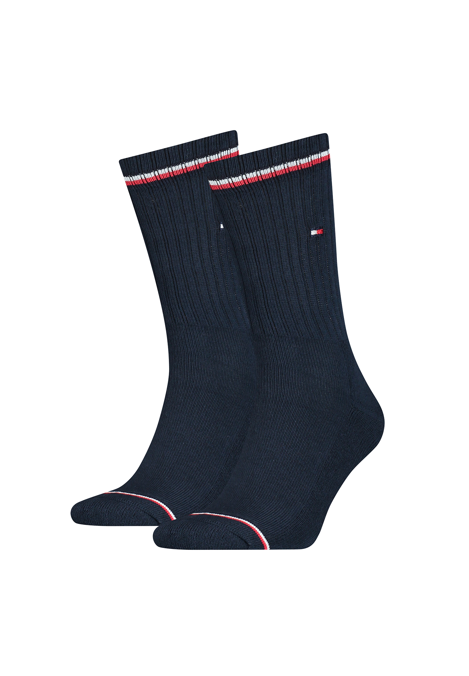 2 Paar TOMMY HILFIGER Herren ICONIC Socken Gr. 39 - 49 Tennis Socken von Tommy Hilfiger