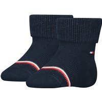 2er Pack TOMMY HILFIGER Biobaumwollsocken Babys 001 - navy 19-22 von Tommy Hilfiger