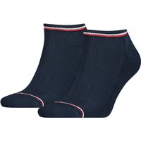 2er Pack TOMMY HILFIGER Iconic Sneakersocken Herren 322 - dark navy 39-42 von Tommy Hilfiger