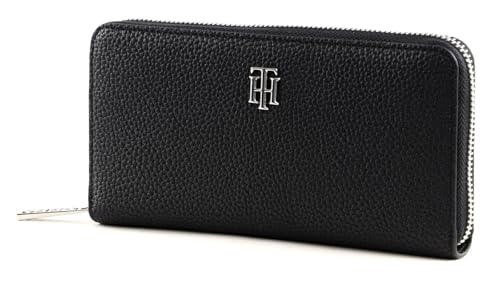 Tommy Hilfiger TH Element Large Zip Around Wallet Black von Tommy Hilfiger