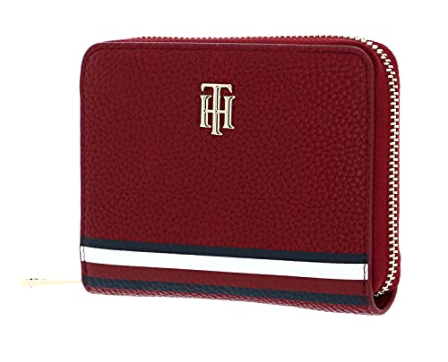 Tommy Hilfiger Damen Tasche Geldbörse Portemonnaies Element Med Za Corp Geldbörse Logoschriftzug Synthetik gestreift Geldbörse von Tommy Hilfiger