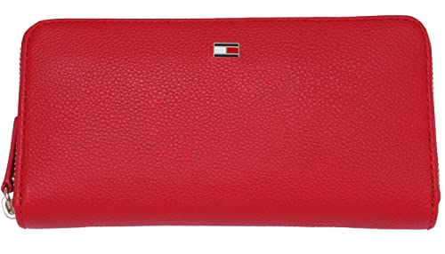 Tommy Hilfiger Damengeldbörse Zip-Around Basic Red von Tommy Hilfiger