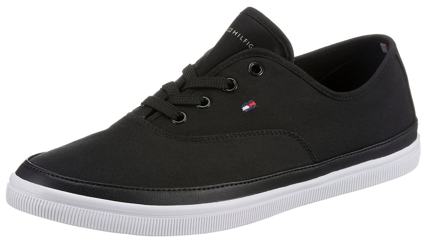 Tommy Hilfiger ESSENTIAL KESHA LACE SNEAKER Sneaker gestickter Logoflagge, E-Weite, Freizeitschuh, Halbschuh, Schnürschuh von Tommy Hilfiger