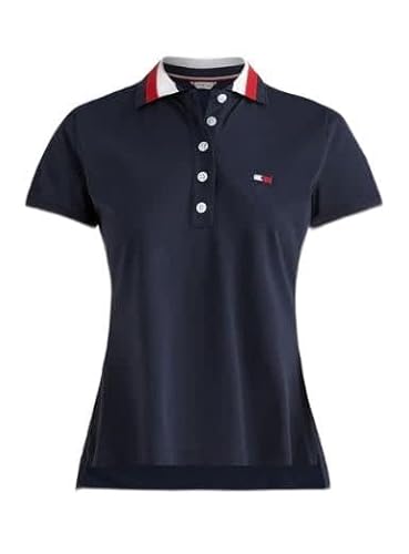 Tommy Hilfiger Equestrian Poloshirt Damen Desert Sky 2022, Größe:M von Tommy Hilfiger