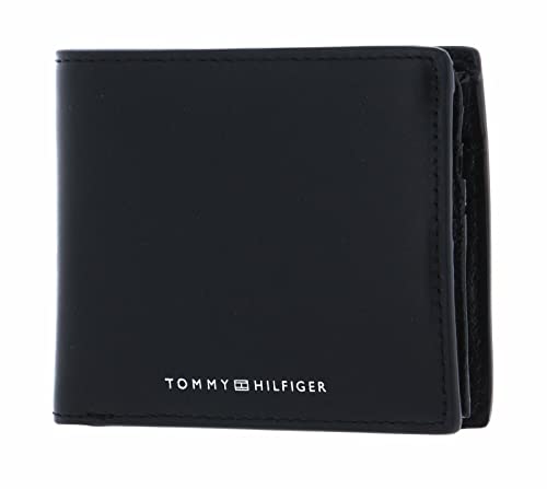 Tommy Hilfiger TH Modern Leather CC Flap and Coin Black von Tommy Hilfiger